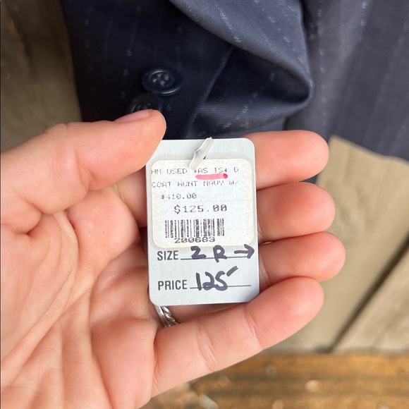 RJ Classics, the Diamond Collection Navy Hunt coat - Picture 5 of 14